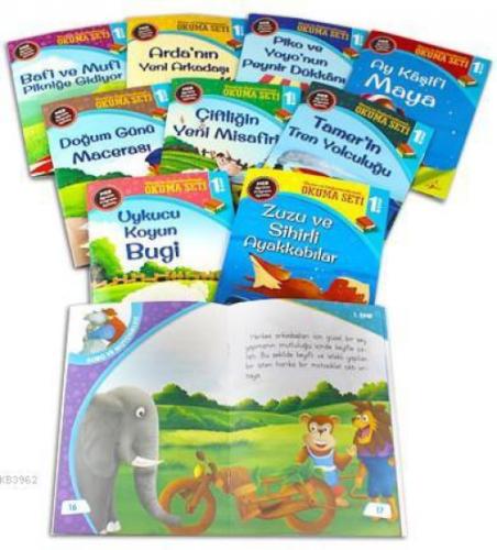 1. Sınıf Ölçme ve Değerlendirmeli Okuma Seti - 10 Kitap  Frontansicht 1