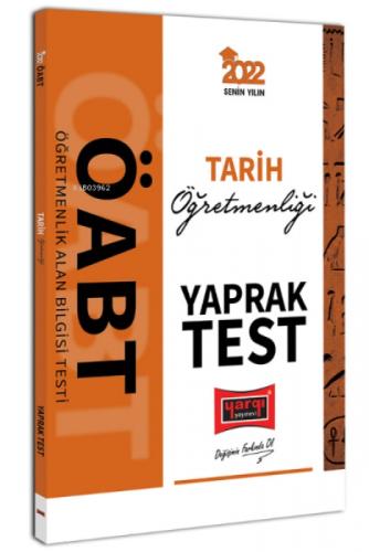 2022 ÖABT Tarih Öğretmenliği Yaprak Test  Frontansicht 1