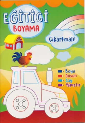 Eğitici Boyama Çıkartmalı (Yeşil)  Frontansicht 1