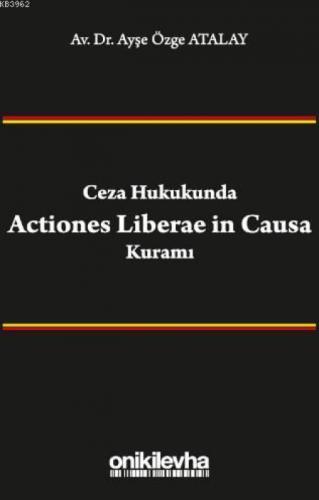 Ceza Hukukunda Actiones Liberae in Causa Kuramı  Frontansicht 1