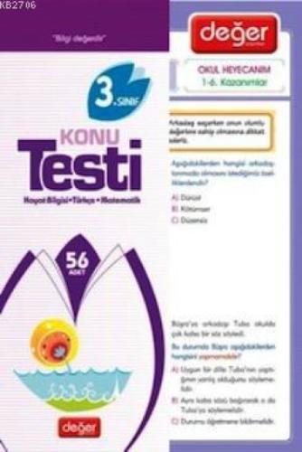 3. Sınıf Konu Testi Tüm Dersler  Frontansicht 1