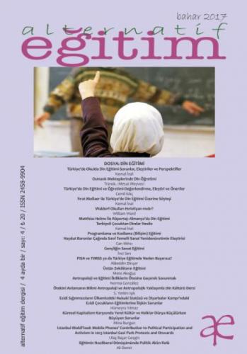 Alternatif Eğitim Dergisi Eylül-Aralık 2016  Frontansicht 1