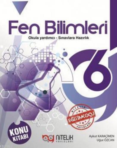 Nitelik Yayınları 6. Sınıf Fen Bilimleri Konu Kitabı Yeni  Frontansicht 1