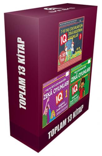 6-12 Yaş ve Üstü Çocuklar İçin Zeka Geliştiren Oyunlar (13 Kitap)  Frontansicht 1