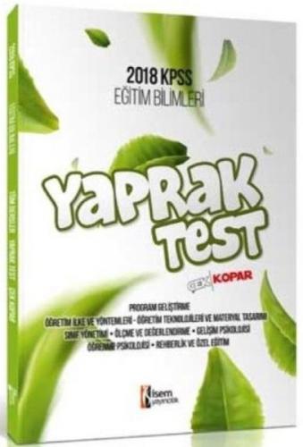 2018 KPSS Eğitim Bilimleri Çek Kopar Yaprak Test  Frontansicht 1