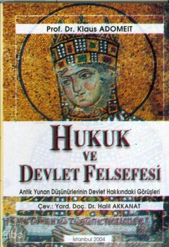 Hukuk ve Devlet Felsefesi  Frontansicht 1