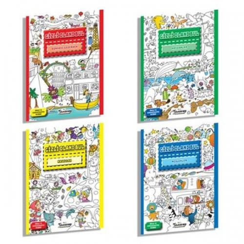 Gizli Olanı Bul Seti 4 Kitap Takım  Frontansicht 1