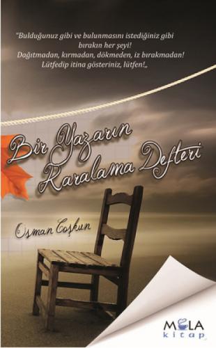 Bir Yazarın Karalama Defteri  Frontansicht 1