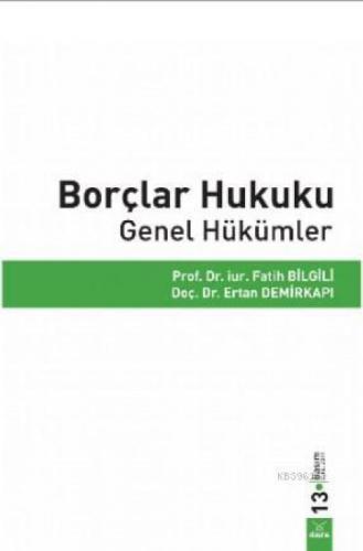 Borçlar Hukuku Genel Hükümler  Frontansicht 1