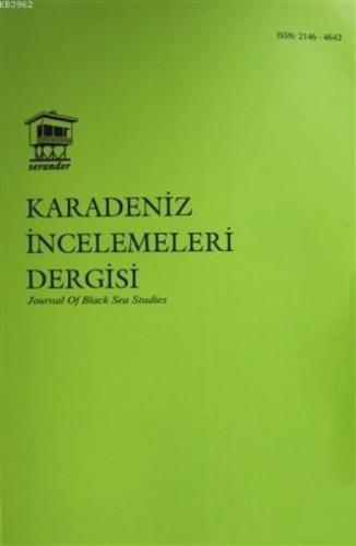 Karadeniz İncelemeleri Dergisi Yıl 12 Sayı: 24 Bahar 2018  Frontansicht 1