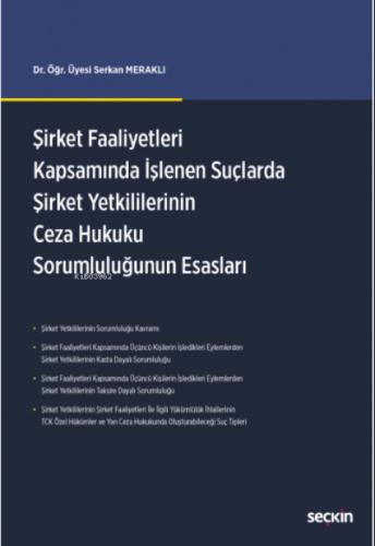 Şirket Faaliyetleri Kapsamında İşlenen Suçlarda Şirket Yetkililerinin Ceza Hukuku Sorumluluğunun Esasları  Frontansicht 1