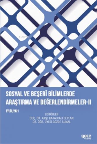 Sosyal ve Beşerî Bilimlerde Araştırma ve Değerlendirmeler-II Eylül 2021  Frontansicht 1
