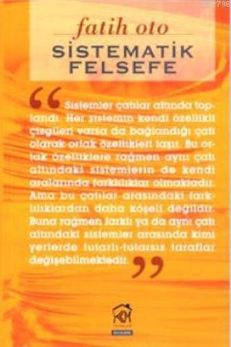 Sistematik Felsefe  Frontansicht 1