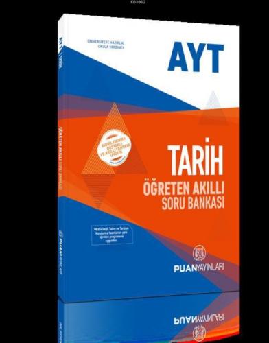 Puan Yayınları AYT Tarih Öğreten Akıllı Soru Bankası Puan  Frontansicht 1