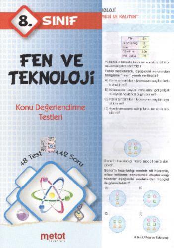 8. Sınıf Fen ve Teknoloji Konu Değerlendirme Testleri  Frontansicht 1