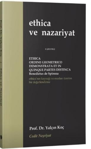 Ethica ve Nazariyat  Frontansicht 1