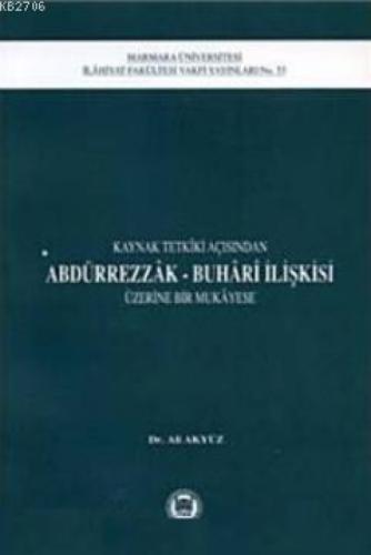 Kaynak Tetkiki Açısından Abdürrezzak Buhari İlişkisi Üzerine Bir Mukayese  Frontansicht 1