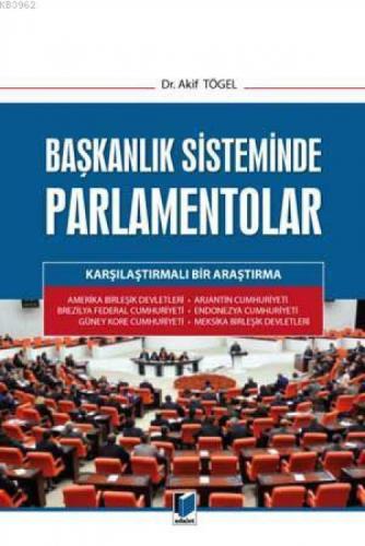 Başkanlık Sisteminde Parlamentolar Karşılaştırmalı Bir Araştırma  Frontansicht 1
