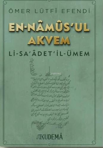 En-Nâmûs'ul-Akvem  Frontansicht 1
