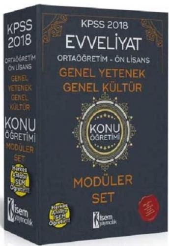 2018 KPSS Ortaöğretim-Ön Lisans Genel Yetenek-Genel Kültür Konu Öğretimi Modüler Set  Frontansicht 1