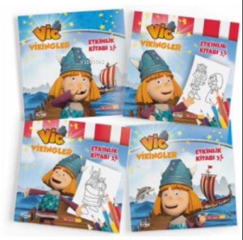 Vikingler Etkinlik Kitapları Seti/ Boya Yaz Çiz Bul (4 Kitap)  Frontansicht 1