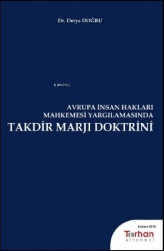 Avrupa İnsan Hakları Mahkemesi Yargılamasında Takdir Marjı Doktrini  Frontansicht 1