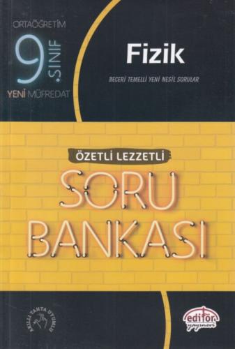 Editör Yayınları 9. Sınıf Fizik Özetli Lezzetli Soru Bankası Editör  Frontansicht 1