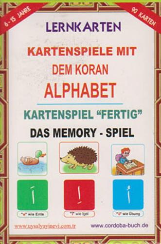 Lernkarten | Kartenspiele mit dem Koran Alphabet  Frontansicht 1