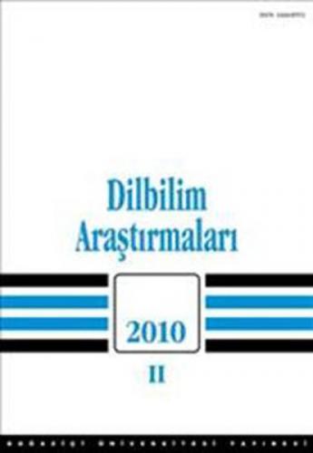 Dilbilim Araştırmaları 2010 - II  Frontansicht 1