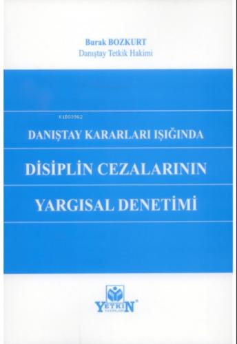 Danıştay Kararları Işığında Disiplin Cezalarının Yargısal Denetimi  Frontansicht 1