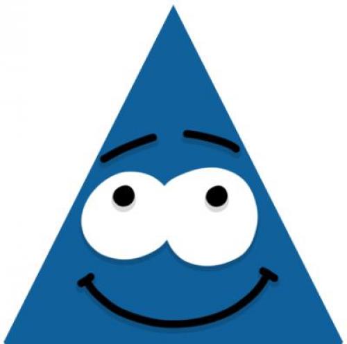 Neşeli Mavi Üçgen  Frontansicht 1