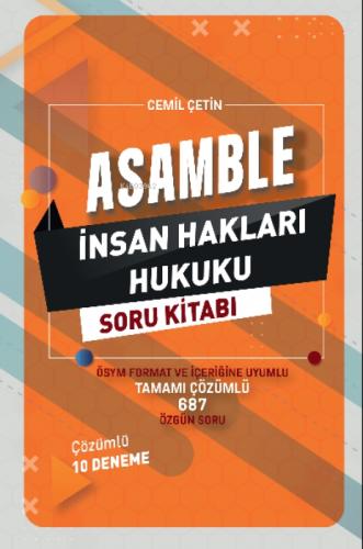 Asamble İnsan Hakları Hukuku Soru Kitabı  Frontansicht 1