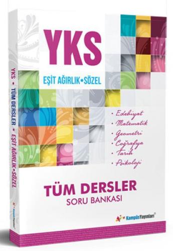 YKS 1. ve 2. Oturum Eşit Ağırlık Sözel Tüm Dersler Soru Bankası  Frontansicht 1