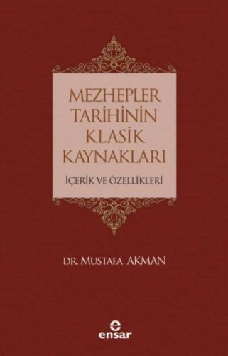 Mezhepler Tarihinin Klasik Kaynakları İçerik ve Özellikleri  Frontansicht 1