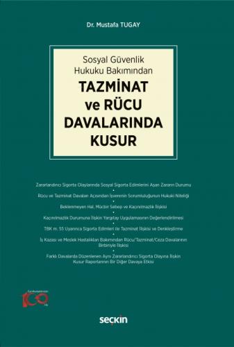 Tazminat ve Rücu Davalarında Kusur  Frontansicht 1