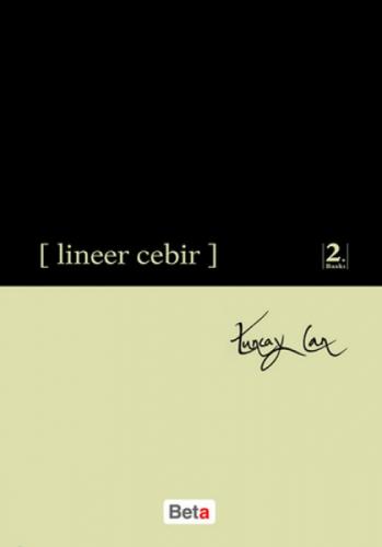 Lineer Cebir  Frontansicht 1