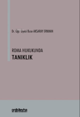 Roma Hukukunda Tanıklık  Frontansicht 1