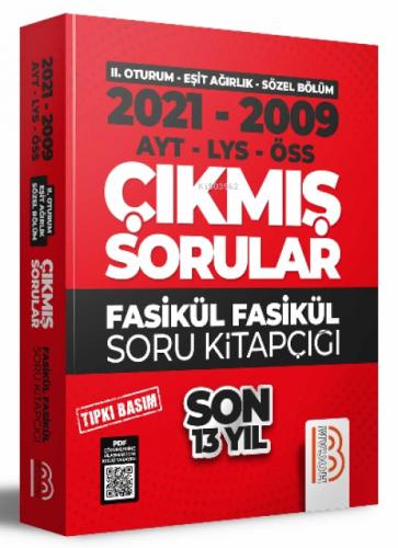 2009-2021 YKS 2. Oturum Eşit Ağırlık - Sözel Bölüm Son 13 Yıl Tıpkı Basım Fasikül Fasikül Çıkmış Sorular  Frontansicht 1