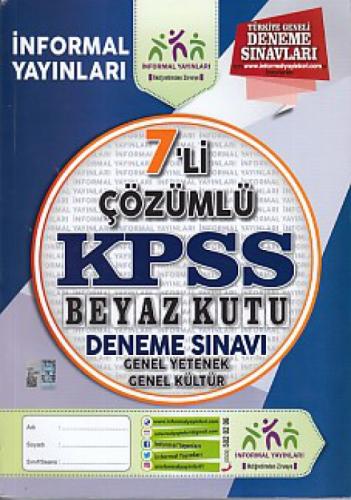KPSS'nin Beyaz Kutusu 7'li Çözümlü Deneme Sınavı  Frontansicht 1