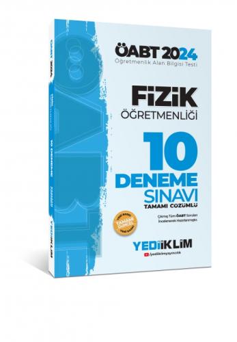 Yediiklim Yayıncılık ÖABT Fizik Öğretmenliği Tamamı Video Çözümlü 10 Deneme Sınavı  Frontansicht 1