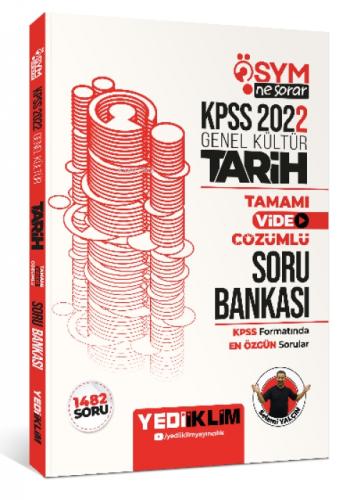 2022 KPSS Genel Kültür Ösym Ne Sorar Tarih Tamamı Video Çözümlü Soru Bankası  Frontansicht 1