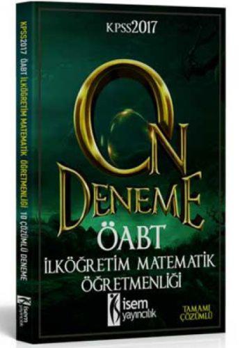 2017 ÖABT İlköğretim Matematik Öğretmenliği 10 Deneme  Frontansicht 1