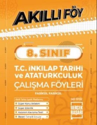 8. Sınıf;Akıllı Föy T.C. İnkılap Tarihi ve Atatürkçülük Çalışma Föyleri Fasikül Fasikül  Frontansicht 1