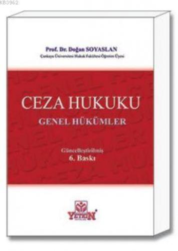 Ceza Hukuku Genel Hükümler  Frontansicht 1