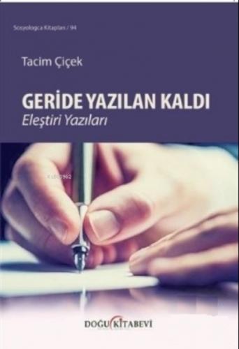 Geride Yazılan Kaldı;;Eleştiri Yazıları  Frontansicht 1