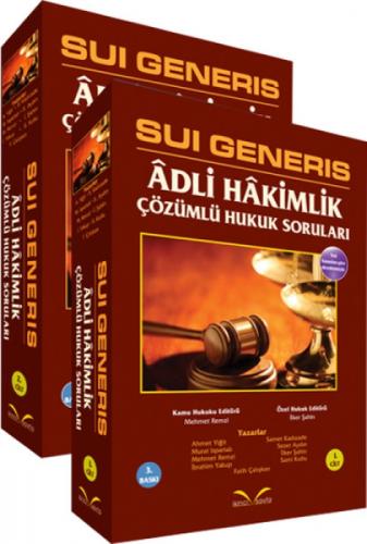 Sui Generis Adli Hâkimlik Çözümlü Hukuk Soruları  Frontansicht 1