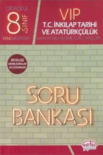 Editör Yayınları 8. Sınıf LGS VİP T.C. İnkılap Tarihi ve Atatürkçülük Soru Bankası Editör  Frontansicht 1