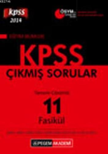 KPSS Eðitim Bilimleri Tamamı Çözümlü Son 11 Yıl Fasikül Çıkmıþ Sorular 2014  Frontansicht 1