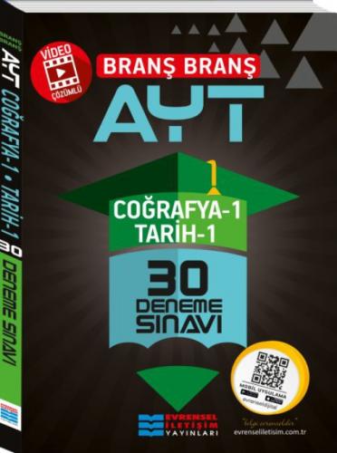 AYT Branş Branş Video Çözümlü Coğrafya-1 Tarih-1 30 Deneme Sınavı  Frontansicht 1