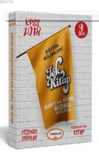 KPSS 2018 Eğitim Bilimleri Tek Kitap Konu Anlatımlı  Frontansicht 1